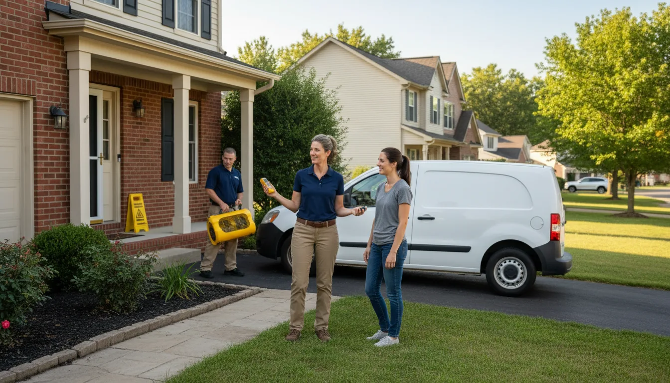 Water restoration image for Water Damage & Restoration Services in Agra, KS